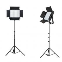 NANLITE / NANGUANG LED-Studioset DOMINO DUO 900 SA Fotostudio Beleuchtung Set 
