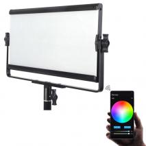 METTLE RGB Multi Color Studioleuchte SMART PANEL SPL 420C mit App, Fotostudio Beleuchtung 